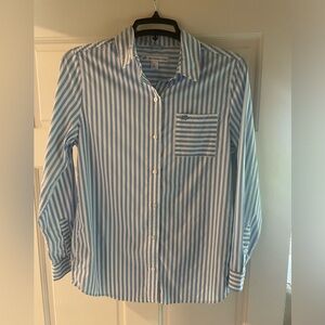 Southern Tide Button Up Striped Top, Small